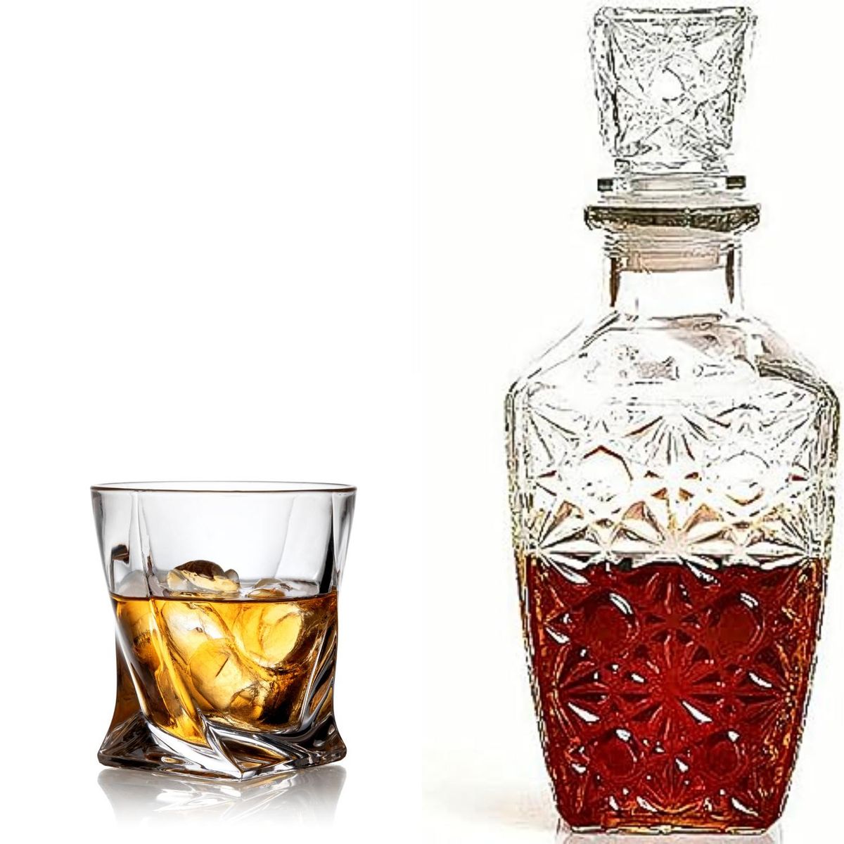 ICHIMATSU - Licorera Trapecio Transparente 750 ML-Ichimatsu