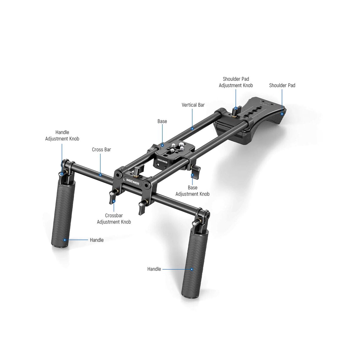NEEWER - Kit de soporte de hombro universal Neewer para cámaras - SR004