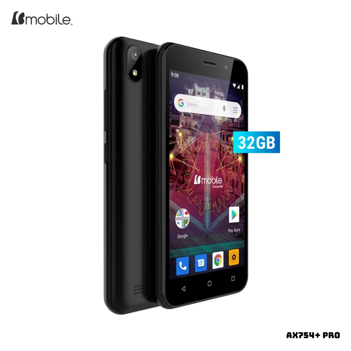 BMOBILE - CELULAR BMOBILE AX754+ PRO 1GB RAM 32GB ROM - NEGRO