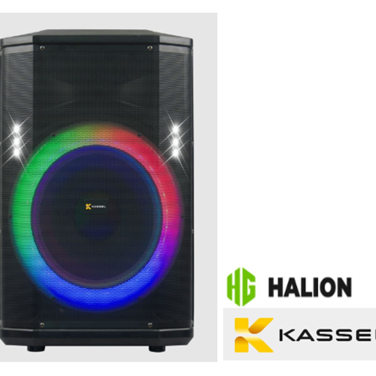 HALION - Parlante Portatil KASSEL K1212 USB TF Bluetooth TWS RADIO FM HALION