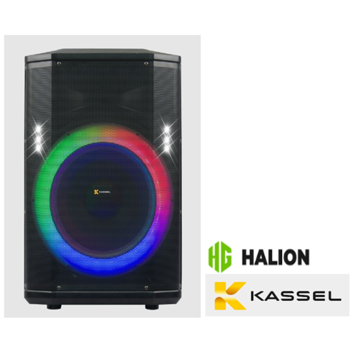 HALION - Parlante Portatil KASSEL K1212 USB TF Bluetooth TWS RADIO FM HALION