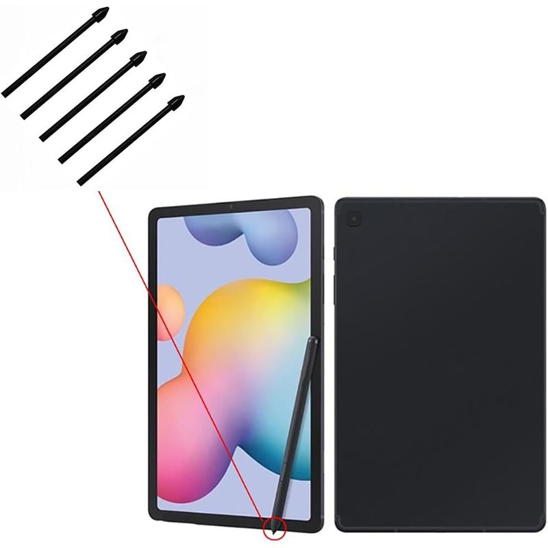 GENERICO - Puntas de Repuesto para lápiz S PEN S6 Lite - NEGRO