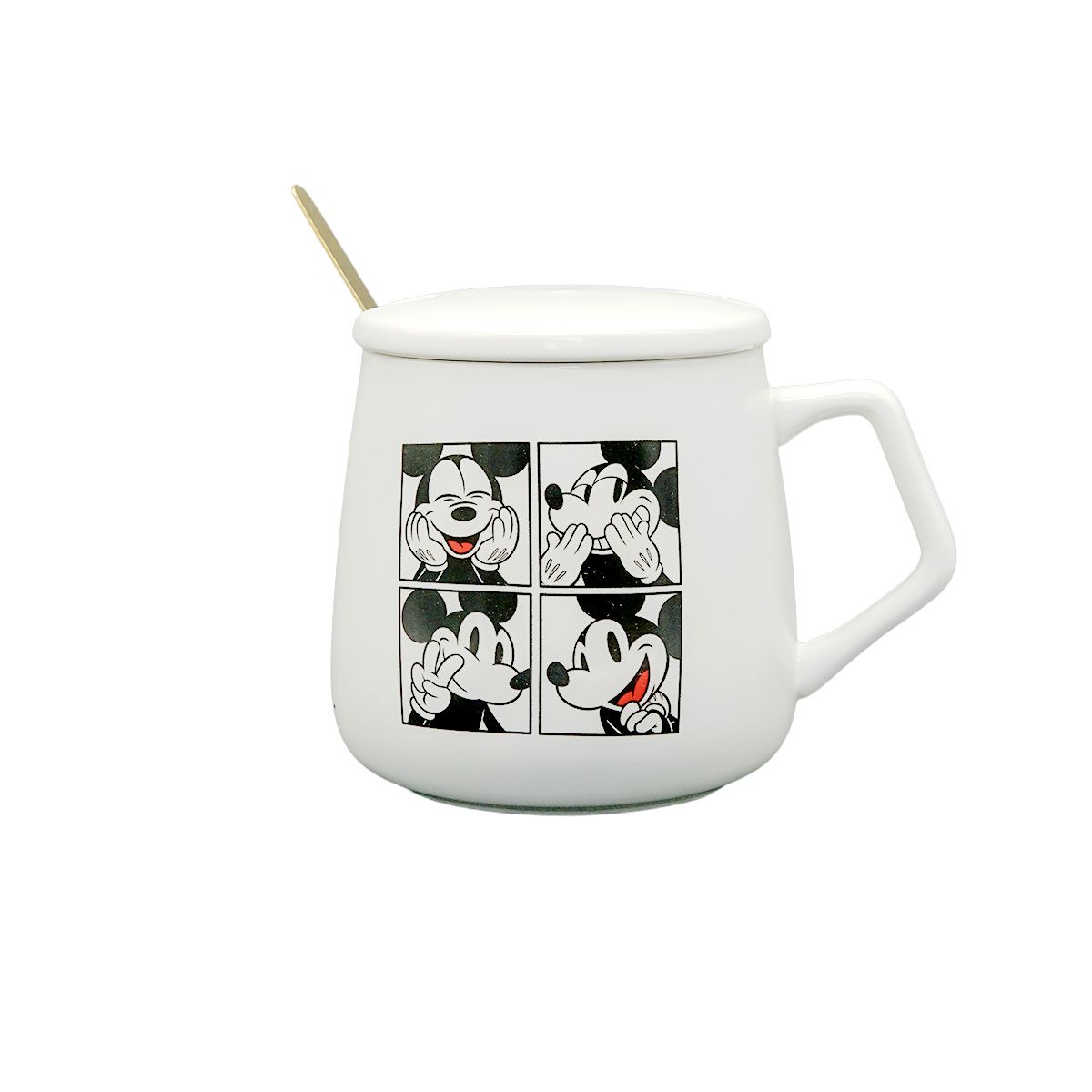 DISNEY CLASICOS - Tazas Mickey & Minnie Capuccino Disney 400 ml 2 Pzas