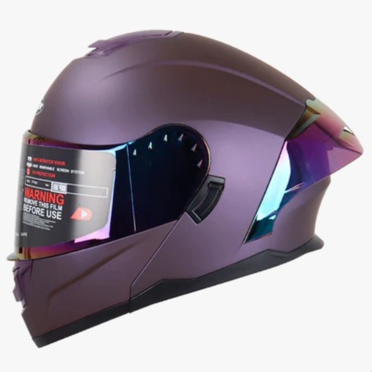 CES - CASCO MOTO HOKEN FF916 FLIP UP VIOLETA MATE