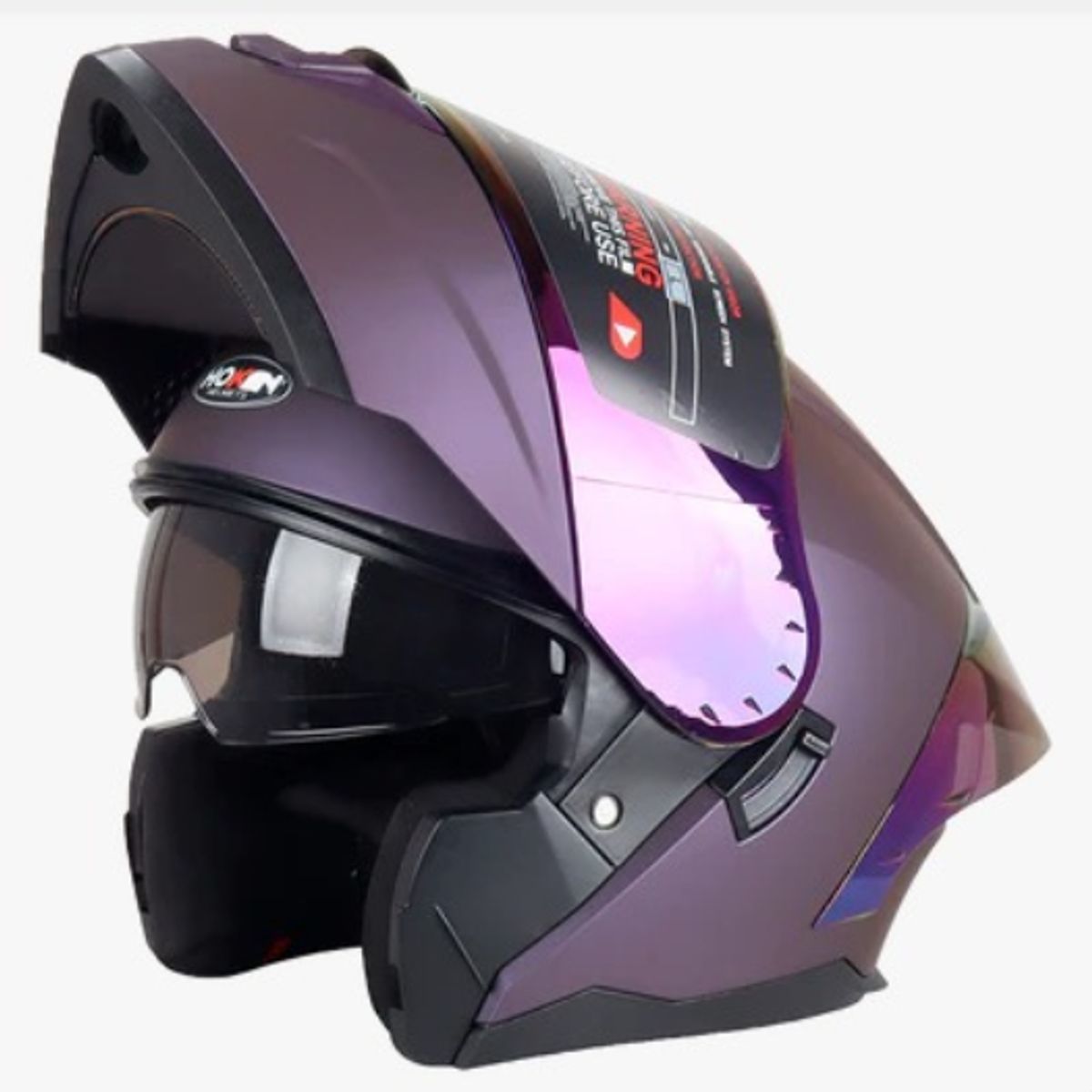 CES - CASCO MOTO HOKEN FF916 FLIP UP VIOLETA MATE