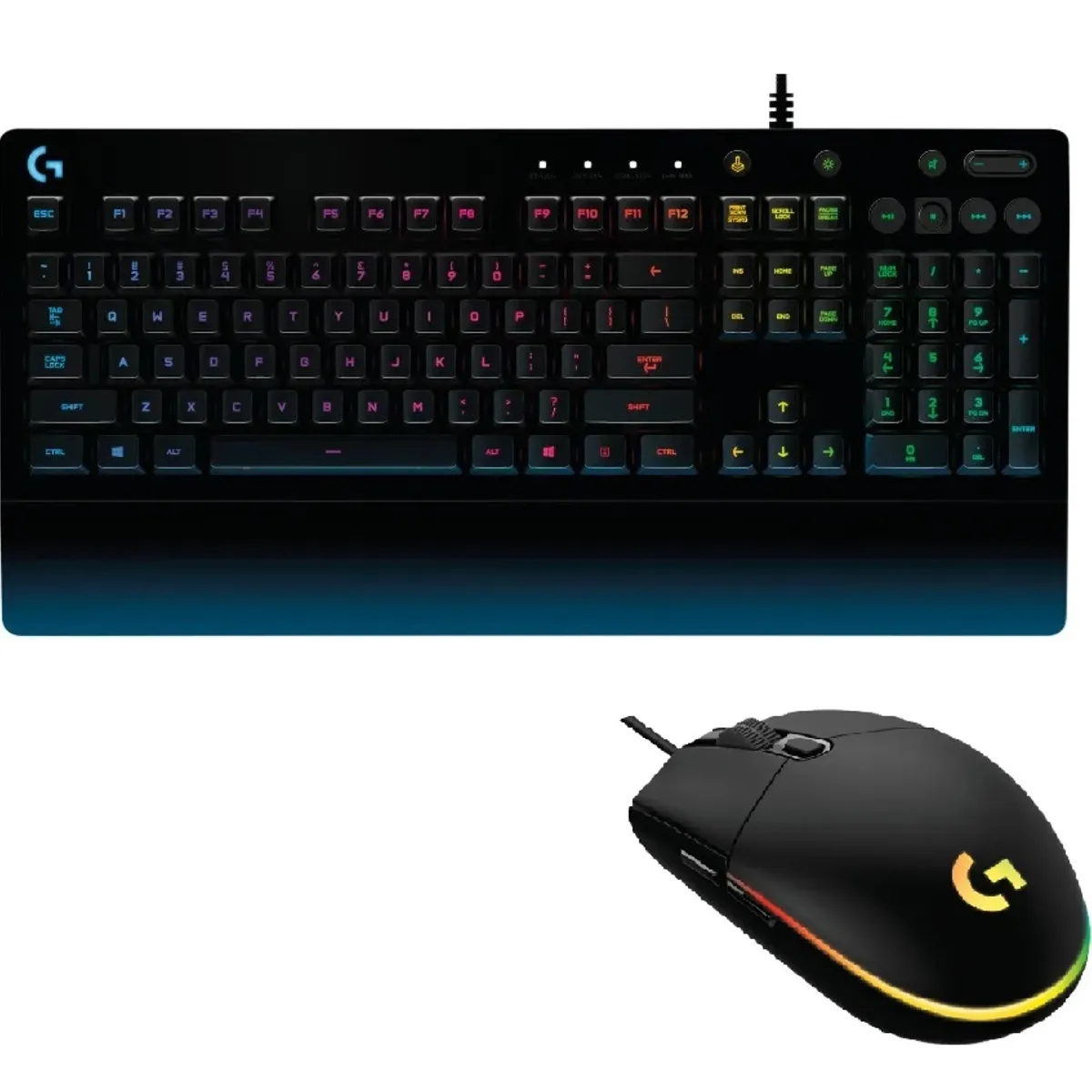 LOGITECH - Kit De Teclado Y Mouse Gamer Logitech G213 + G203