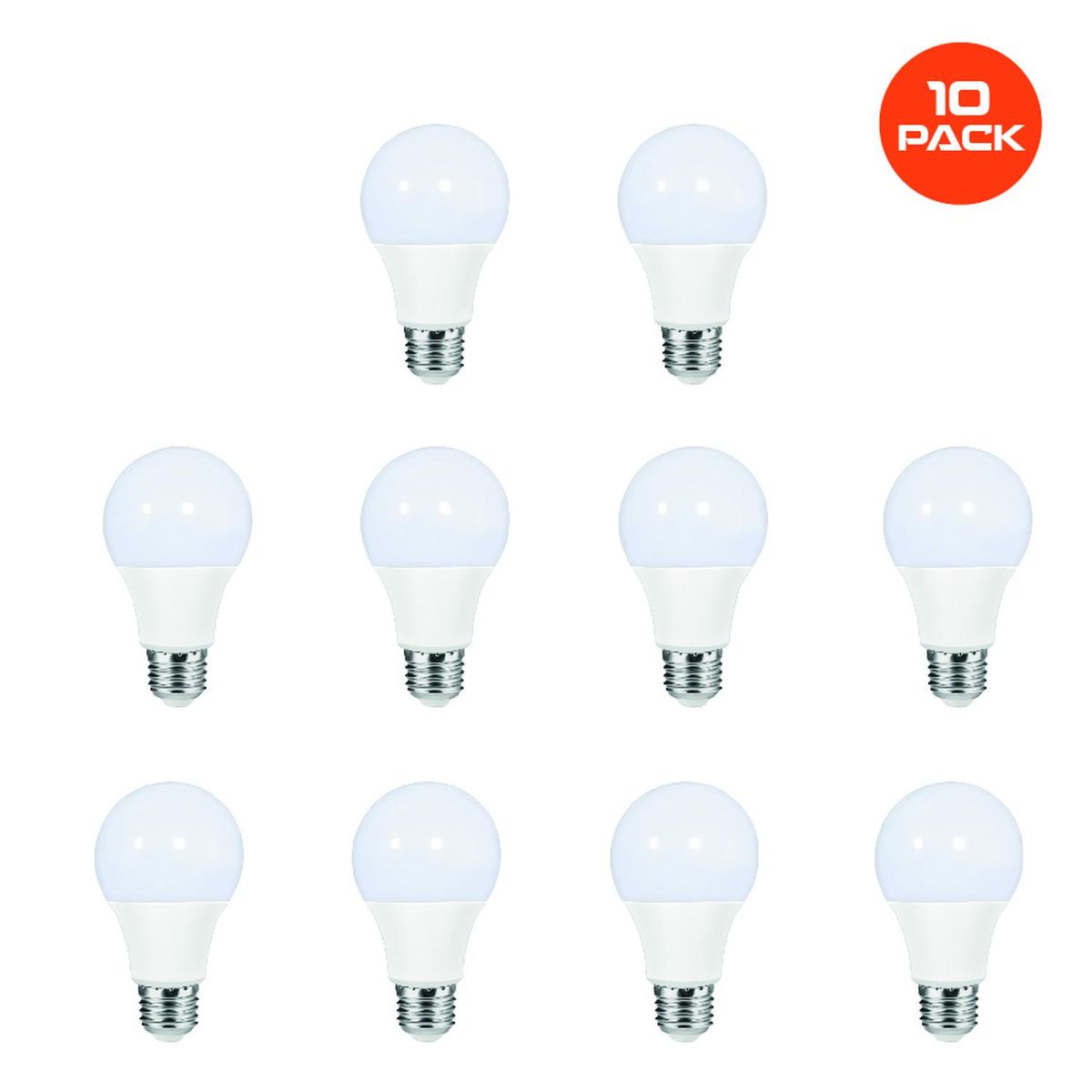 EXTRALED - Pack x10 Foco LED ExtraLED 7W Luz Blanca