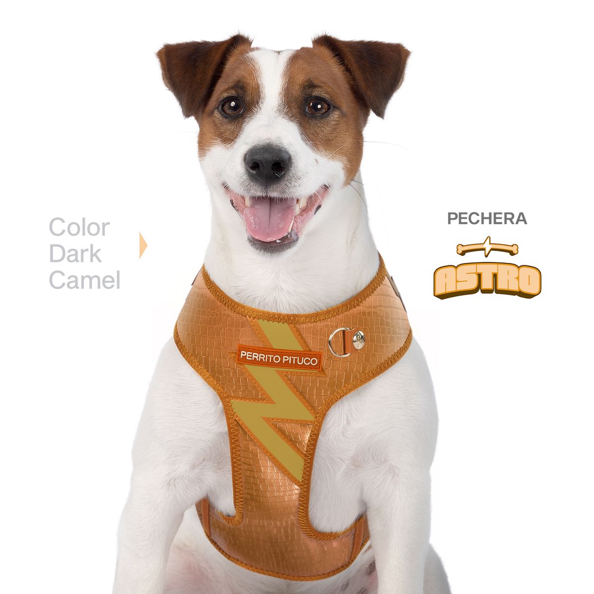 PERRITO PITUCO - PECHERA PERRITO PITUCO ASTRO DARK CAMEL TALLA XL