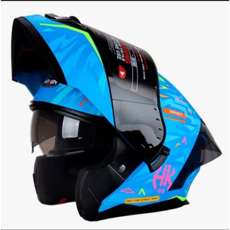 CES - CASCO MOTO HOKEN FF900 FLIP UP IMPACT BLUE