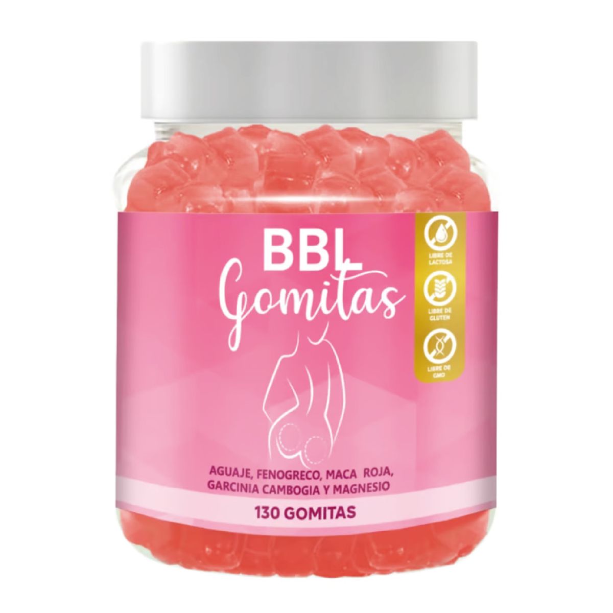 GENERICO - Aguaje BBL para Adultos Gomitas Sottcor 130 Gomitas