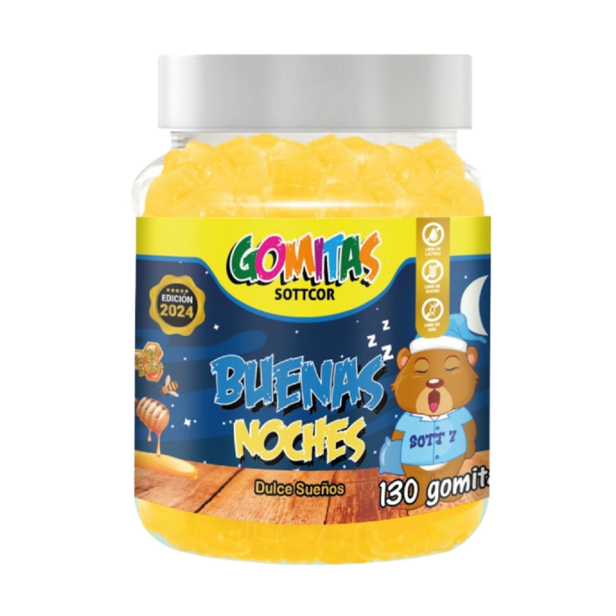 GENERICO - Buenas Noches para Niños Gomitas Sottcor 100gr Chicle