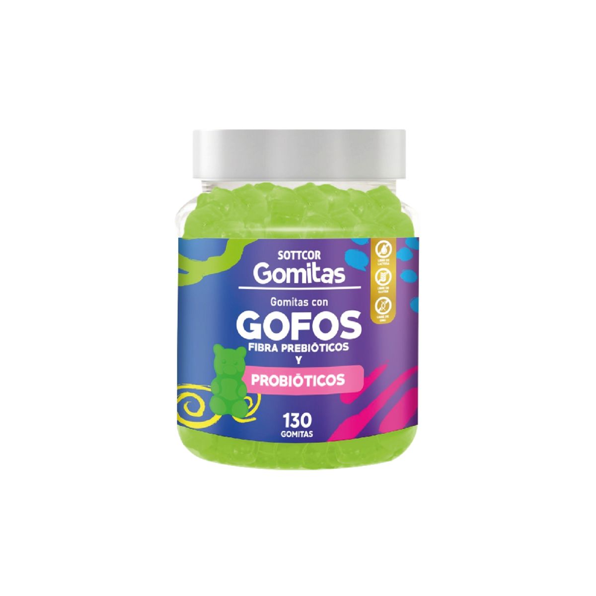 GENERICO - Fibra para Niños Gomitas Sottcor 100gr Chicle