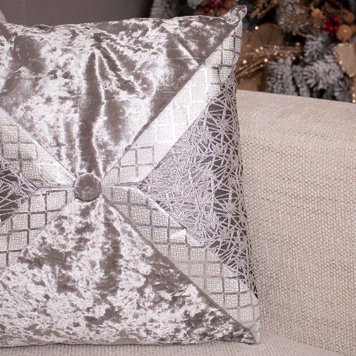 PANADECOR - Cojin Plata De Poliester 45Cm