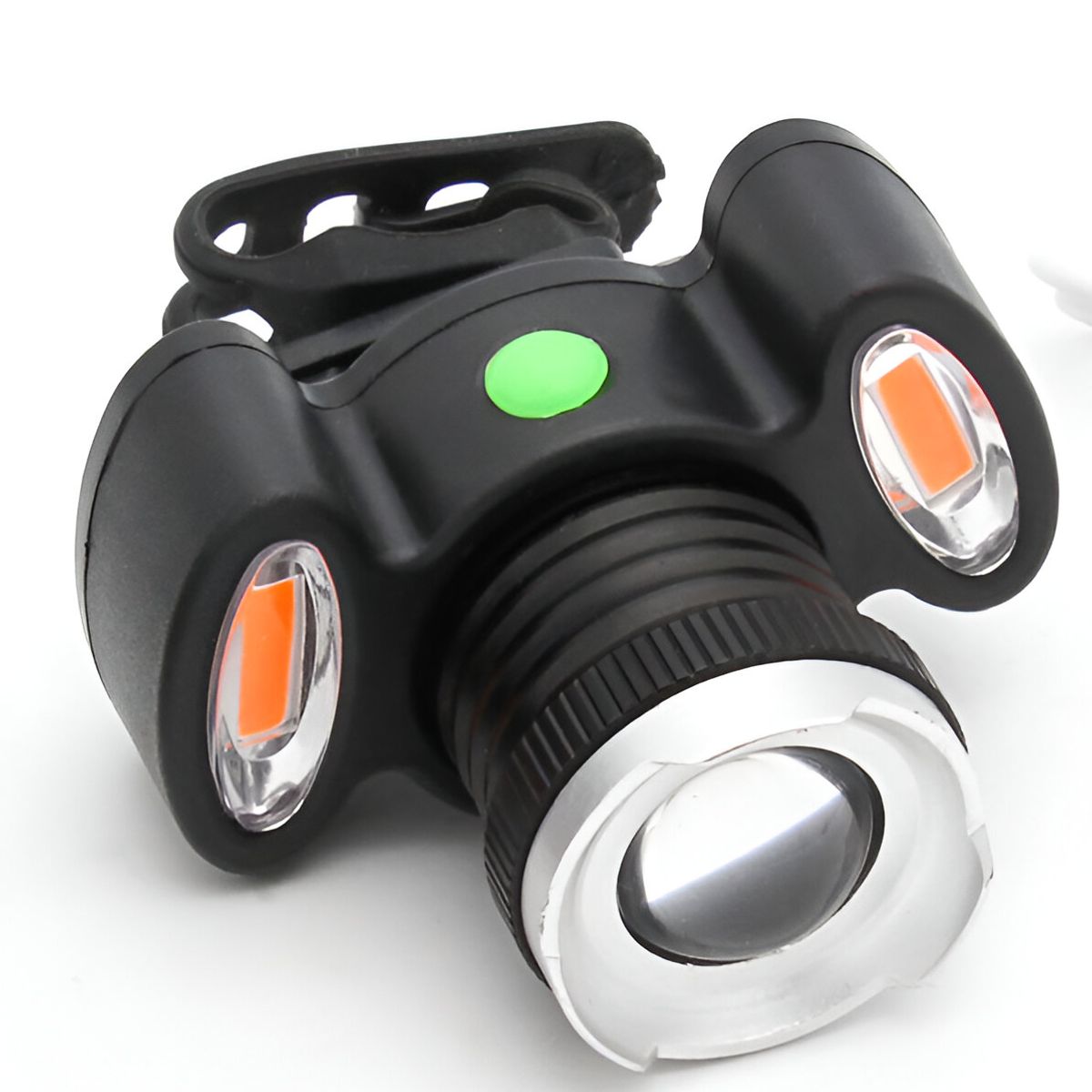 JET - Luz LED Blanca para Bicicleta con USB y Abrazadera 1pcs