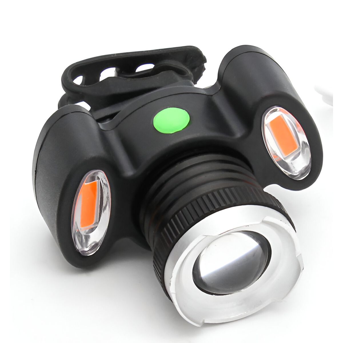 JET - Luz LED Blanca para Bicicleta con USB y Abrazadera 1pcs