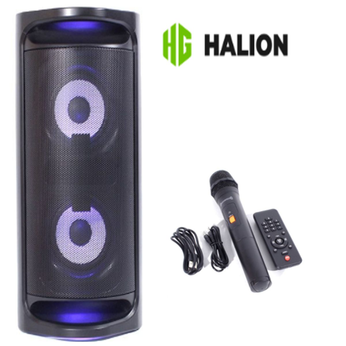 HALION - Parlante Portatil HA-R63 USB TF Bluetooth TWS RADIO FM HALION