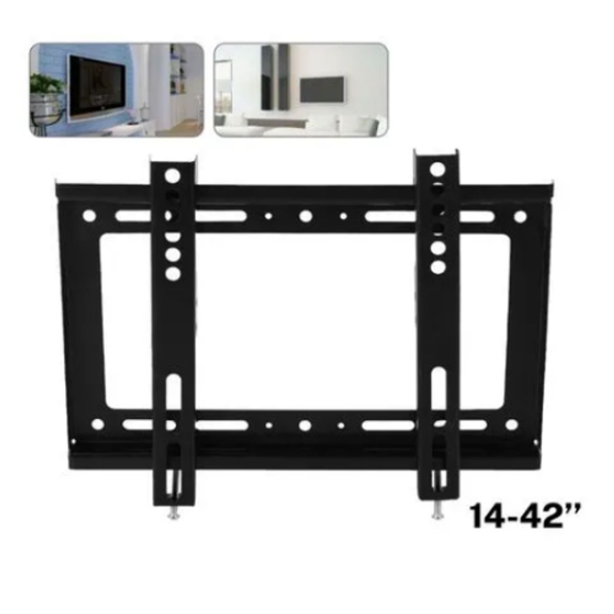 GENERICO - Rack Soporte Tv Lcd Led Smart 14 a 42 Pulgadas Base Fija 1442