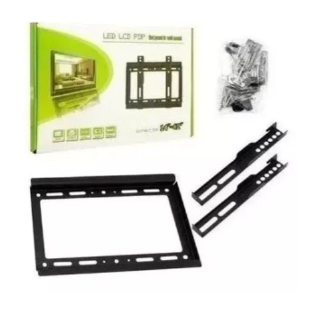GENERICO - Rack Soporte Tv Lcd Led Smart 14 a 42 Pulgadas Base Fija 1442