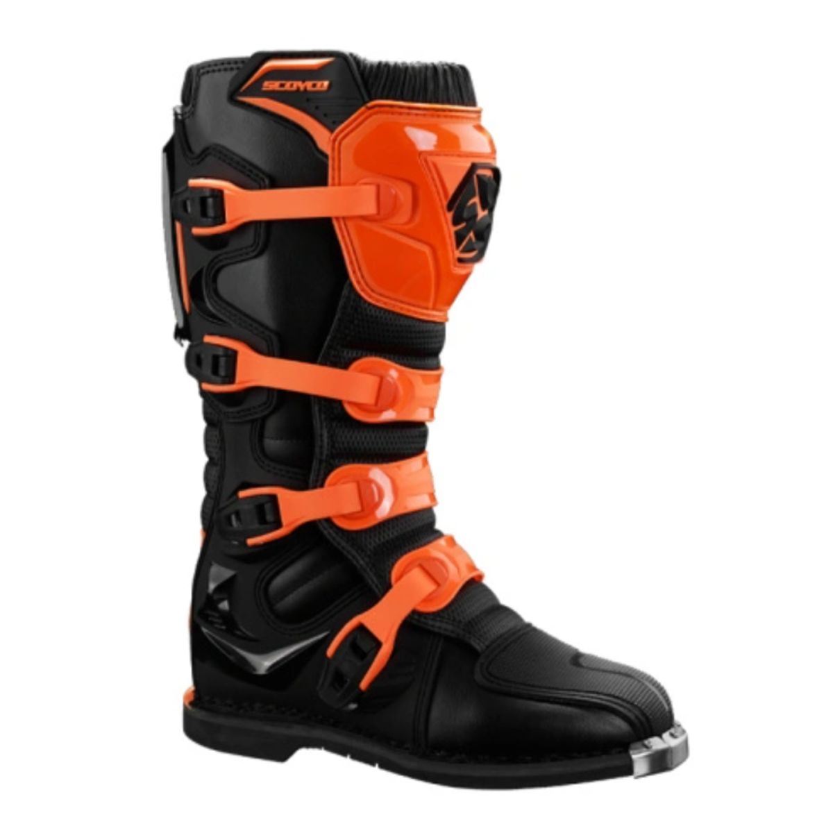 GENERICO - BOTAS DE MOTO SCOYCO PARA CROSS NARANJA
