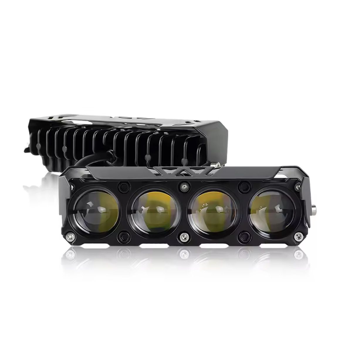 JET - Par de Faros LED 4 Lupas Dual 12-80V 2pcs
