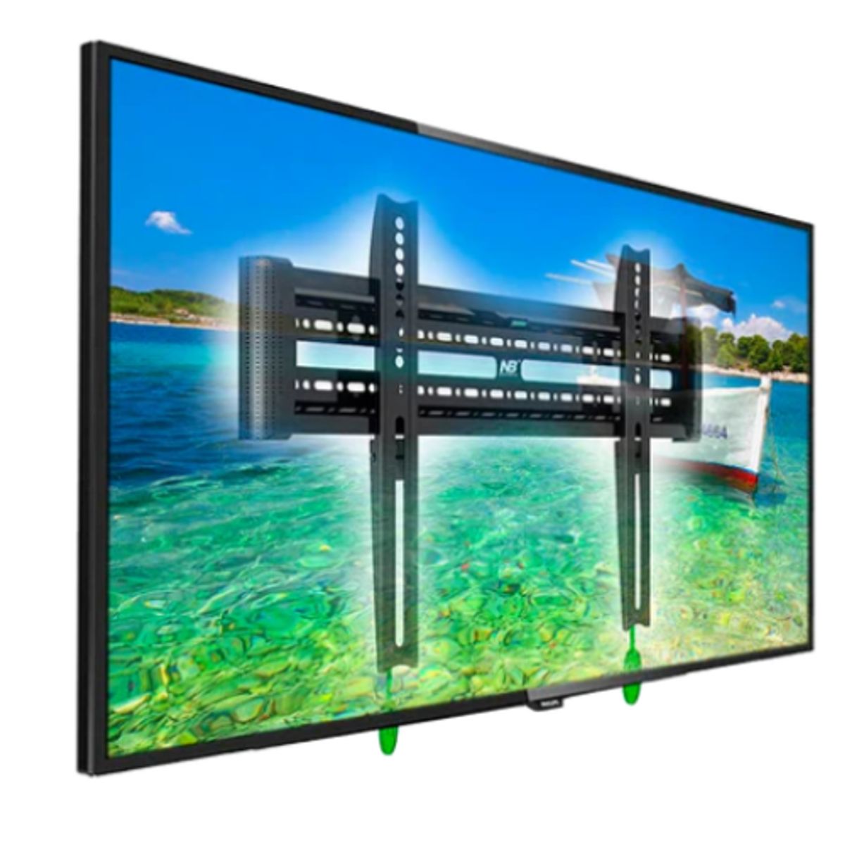 GENERICO - Rack Soporte Tv Lcd Led Smart 40 a 70 Pulgadas Base Fija C3F