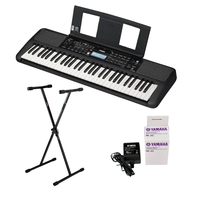YAMAHA - Teclado Yamaha 58 mod PSR-E383 + Soporte