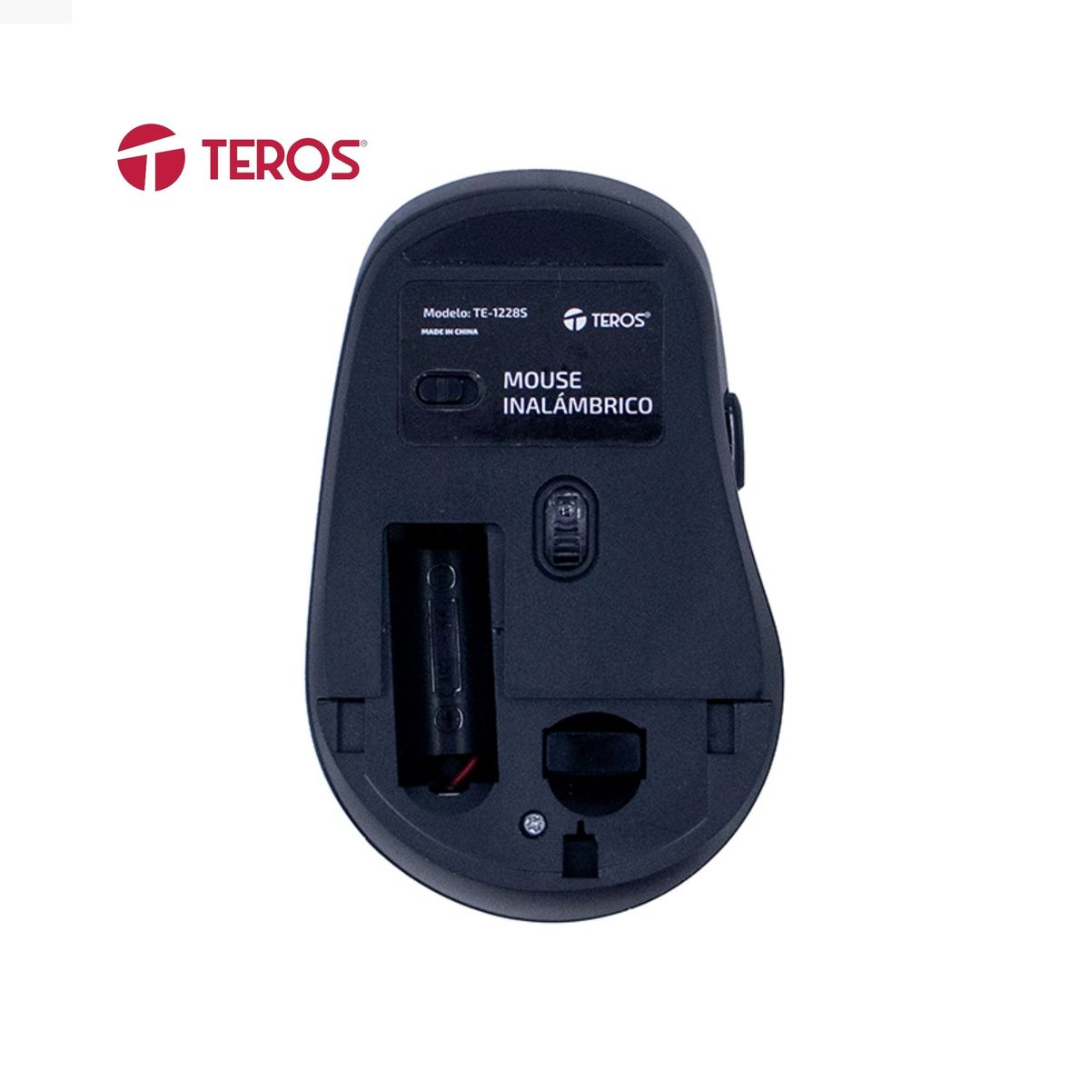 TEROS - MOUSE INALÁMBRICO TEROS TE-1228S NEGRO 6 BOTONES USB