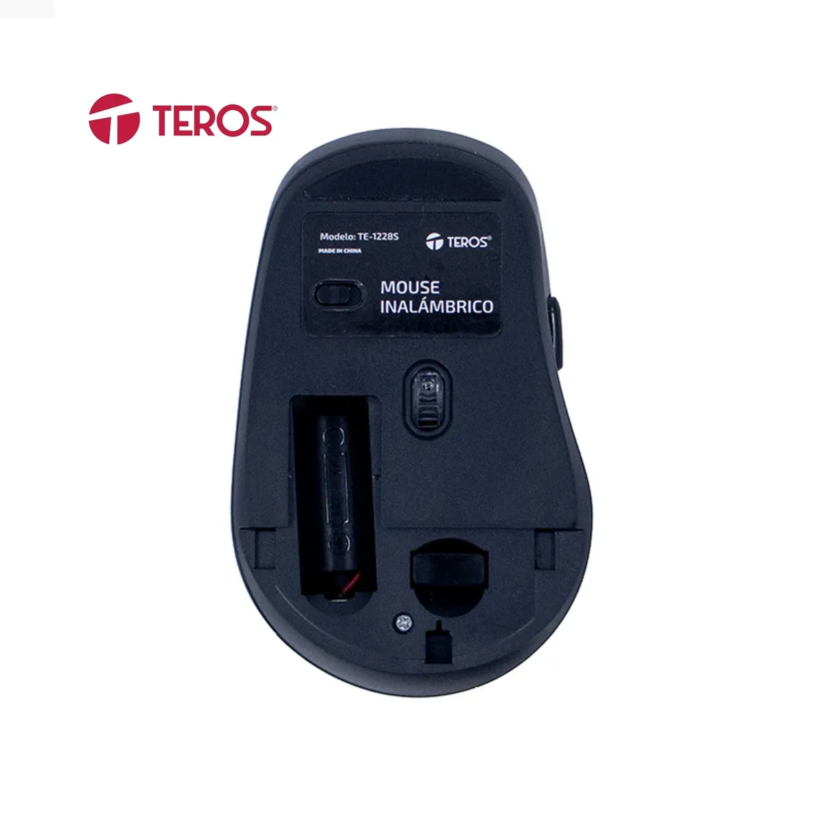 TEROS - MOUSE INALÁMBRICO TEROS TE-1228S NEGRO 6 BOTONES USB