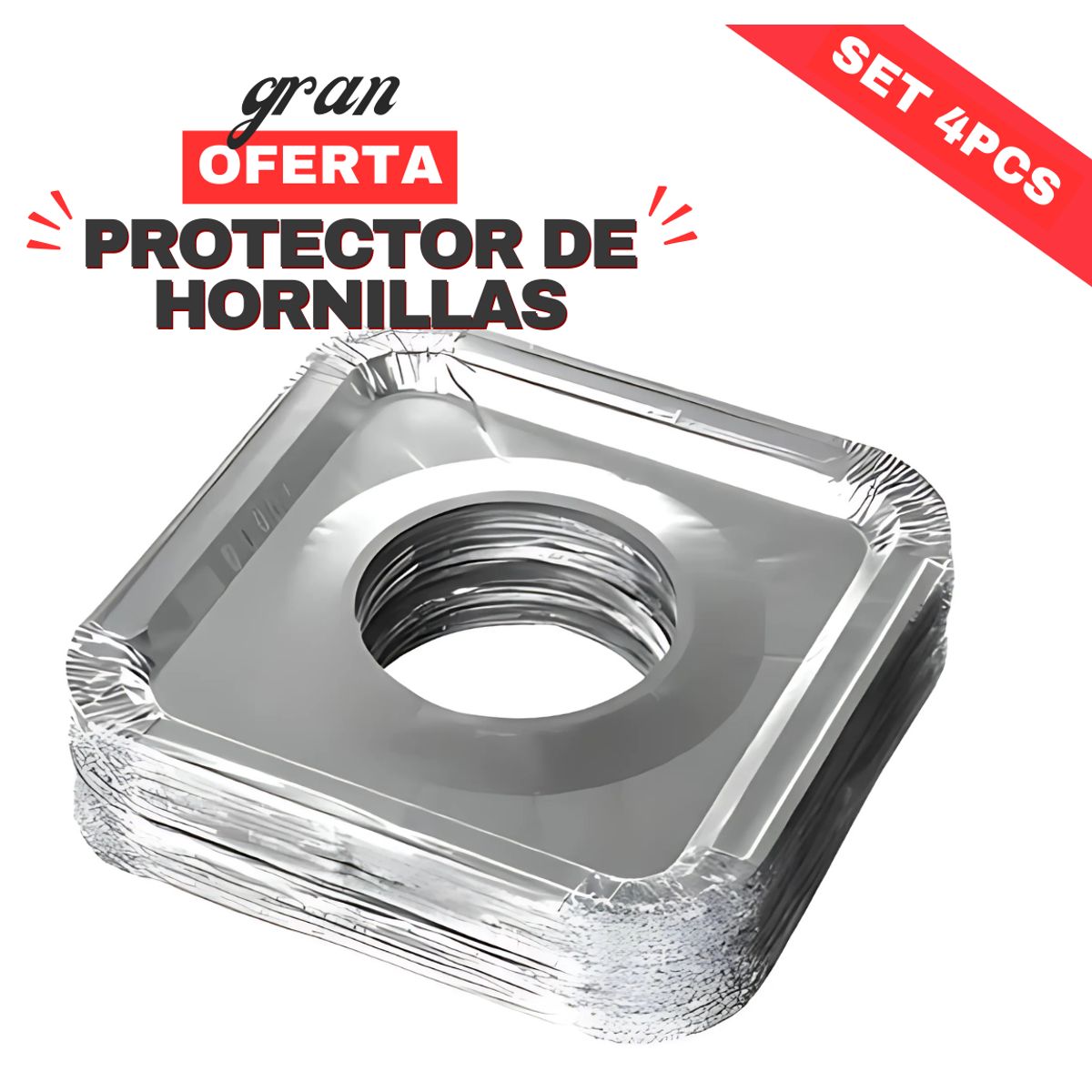 SM - PROTECTOR DE HORNILLAS DE ALUMINIO SETX4