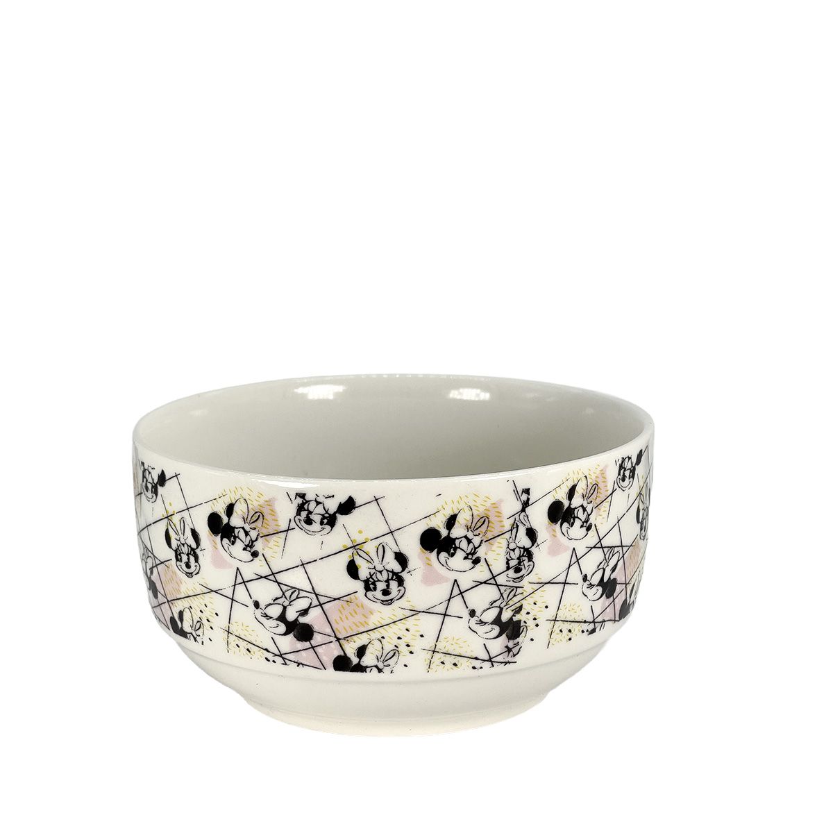 DISNEY CLASICOS - Set de Vajillas Minnie Mouse Amarillo Disney 4 pzas