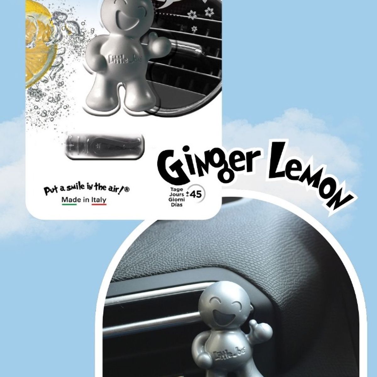 LITTLE JOE - Ambientador Para Auto Little Joe® - Ginger Lemon