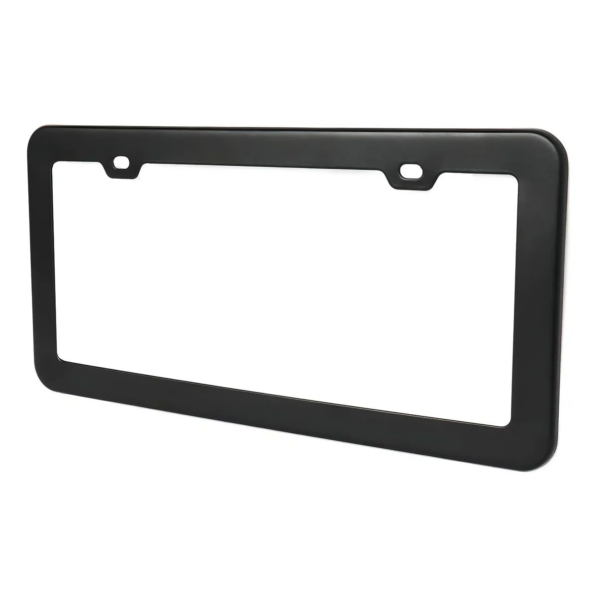 GENERICO - Portaplaca de Aluminio Universal para Auto 1pcs