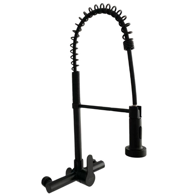 XM - MEZCLADORA MONOCOMANDO DE COCINA TIPO RESORTE NEGRO MC304-27701