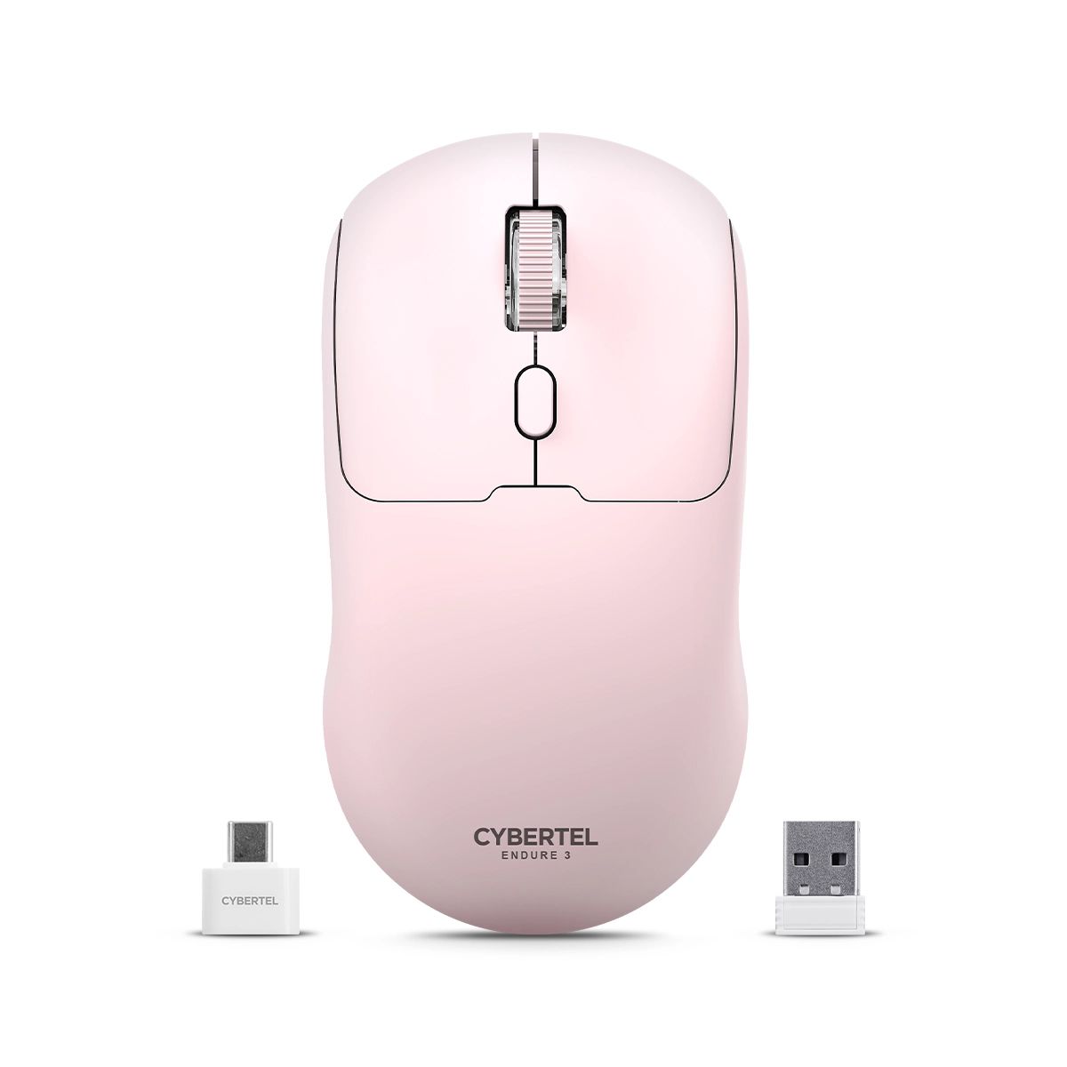 CYBERTEL - Mouse 3 Modos:BT Inalámbrico Recargable Cybertel Endure 3 M702-3M