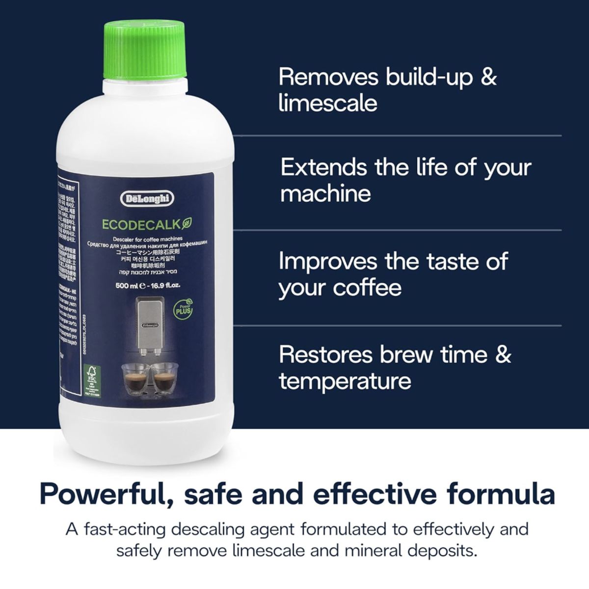 DELONGHI - Delonghi Original  Ecodecalk - 500ml x1 frasco