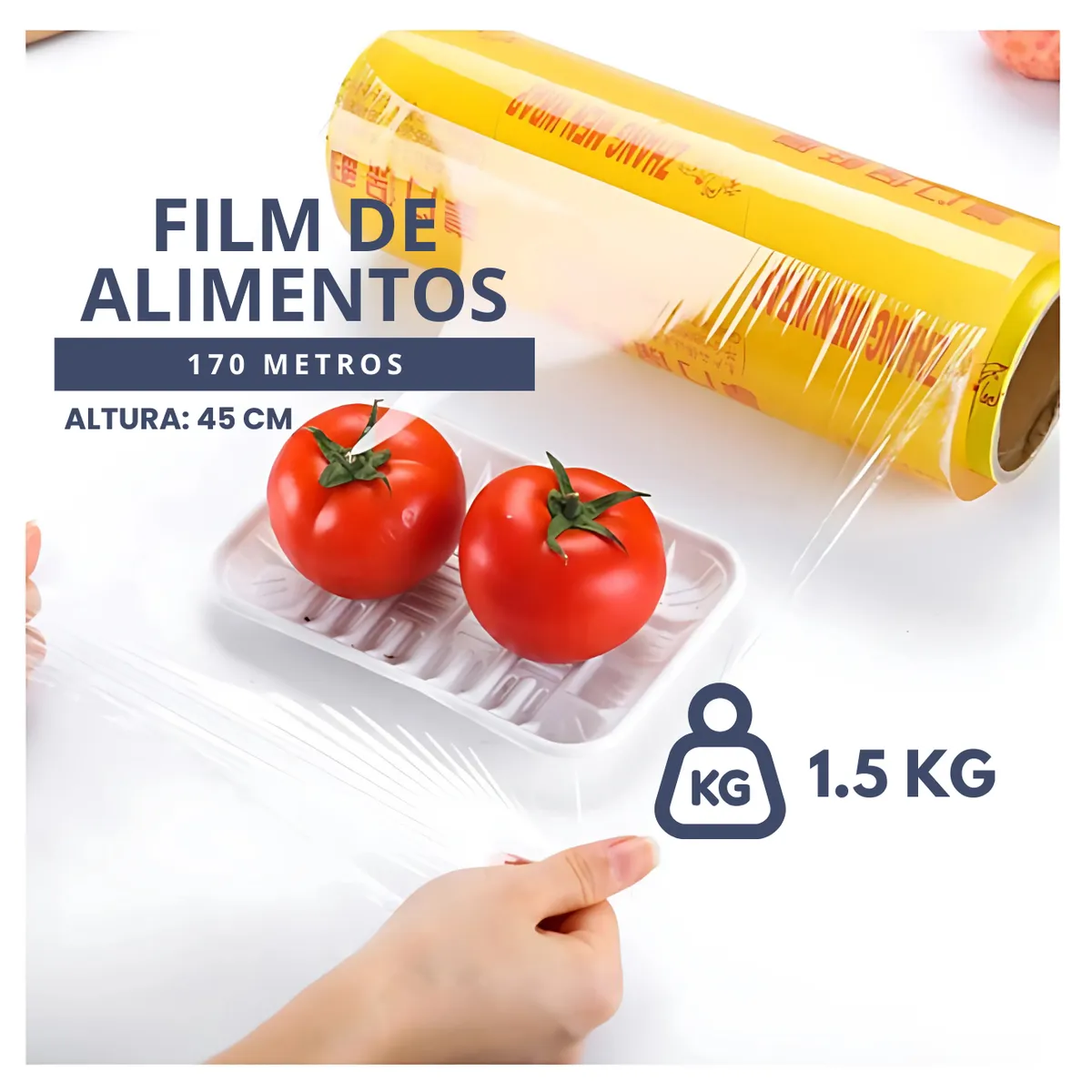 SM - ROLLO FILM DE ALIMENTO ALTURA 45 CM PESO 1.500KG