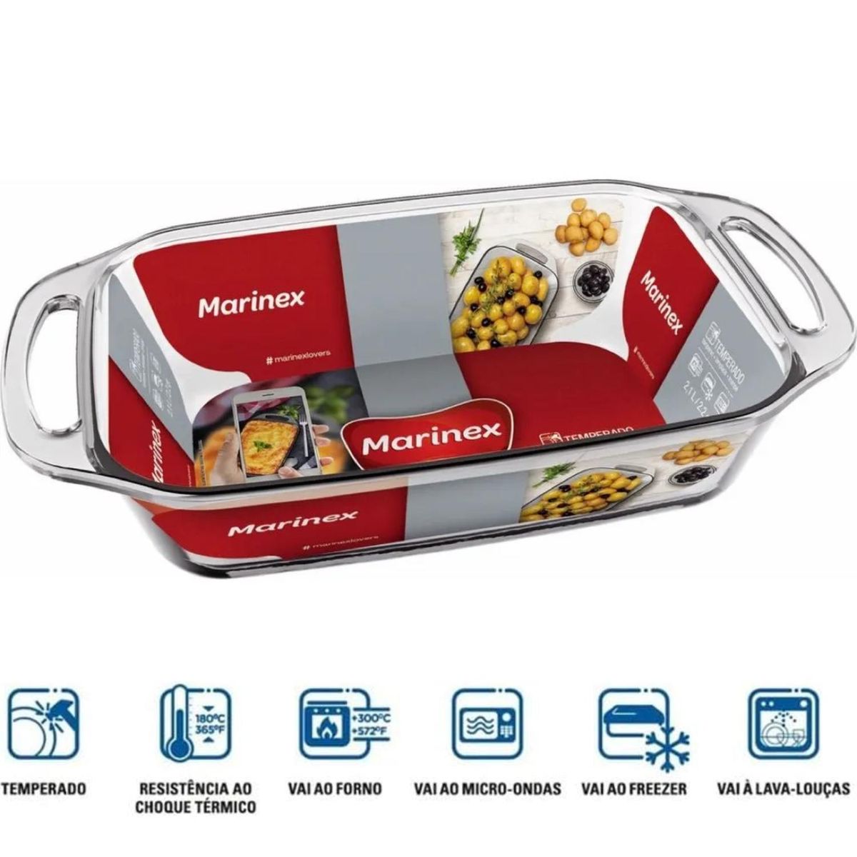 MARINEX - Fuente Rectangular 2.7 Lt Seletta Mediano - Marinex