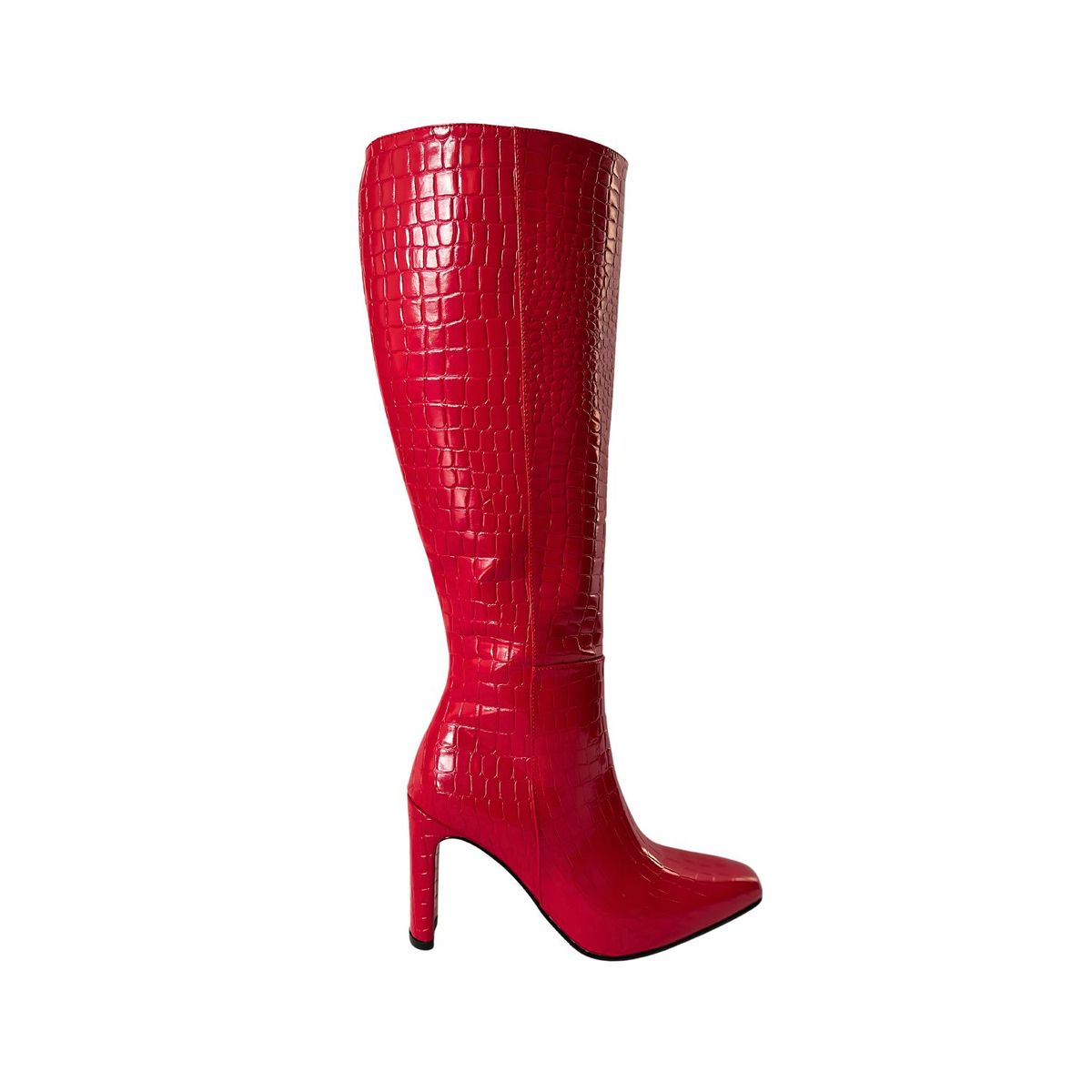 SAPATU - BOTAS ALTAS MUJER GENESIS CROCO ROJO