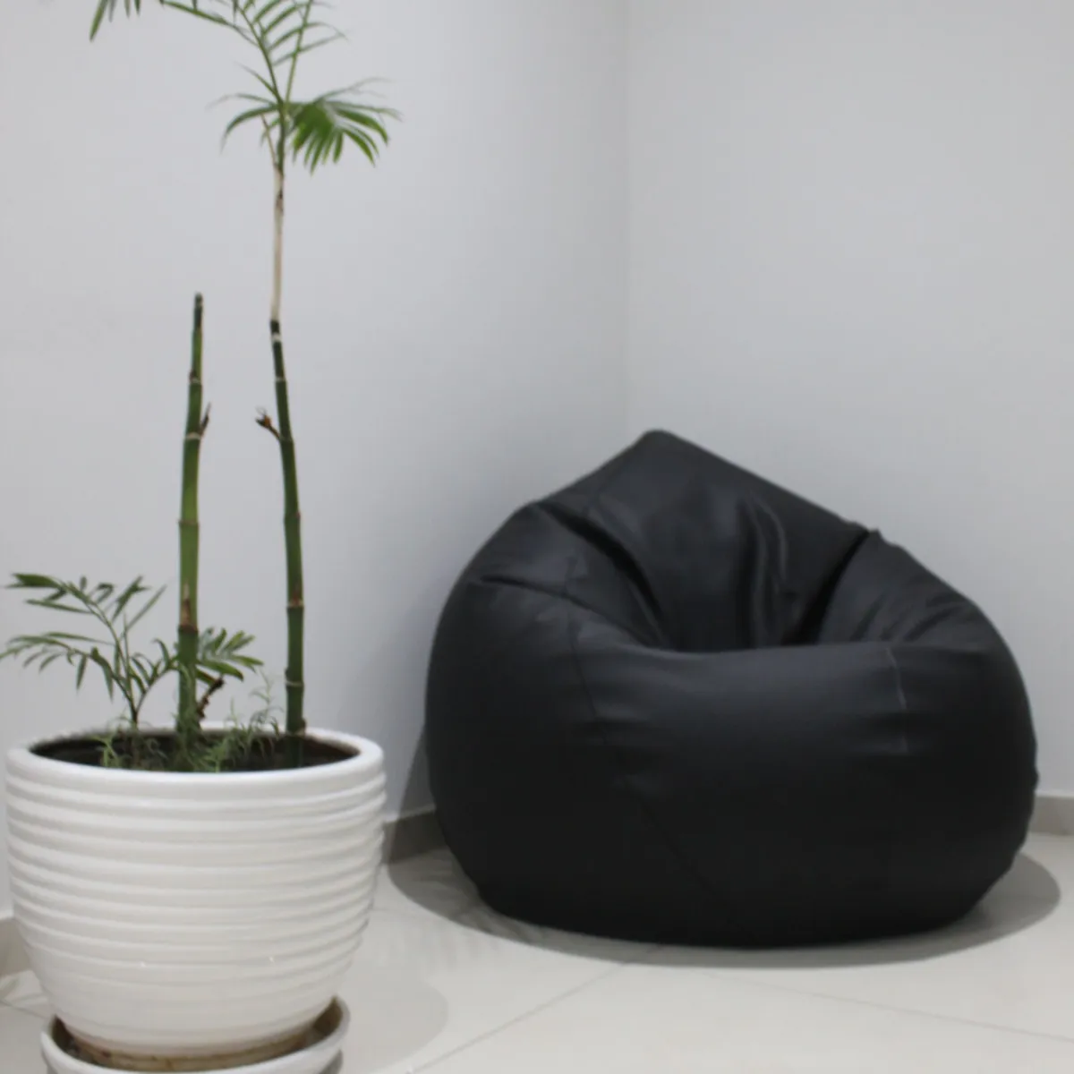 GENERICO - Puff Burbuja Negro Tamaño Grande