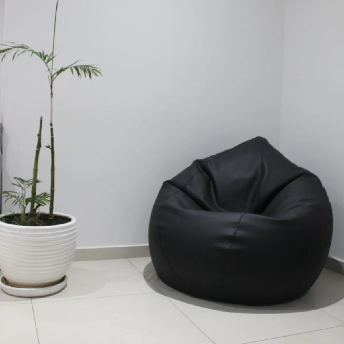 GENERICO - Puff Burbuja Negro Tamaño Grande