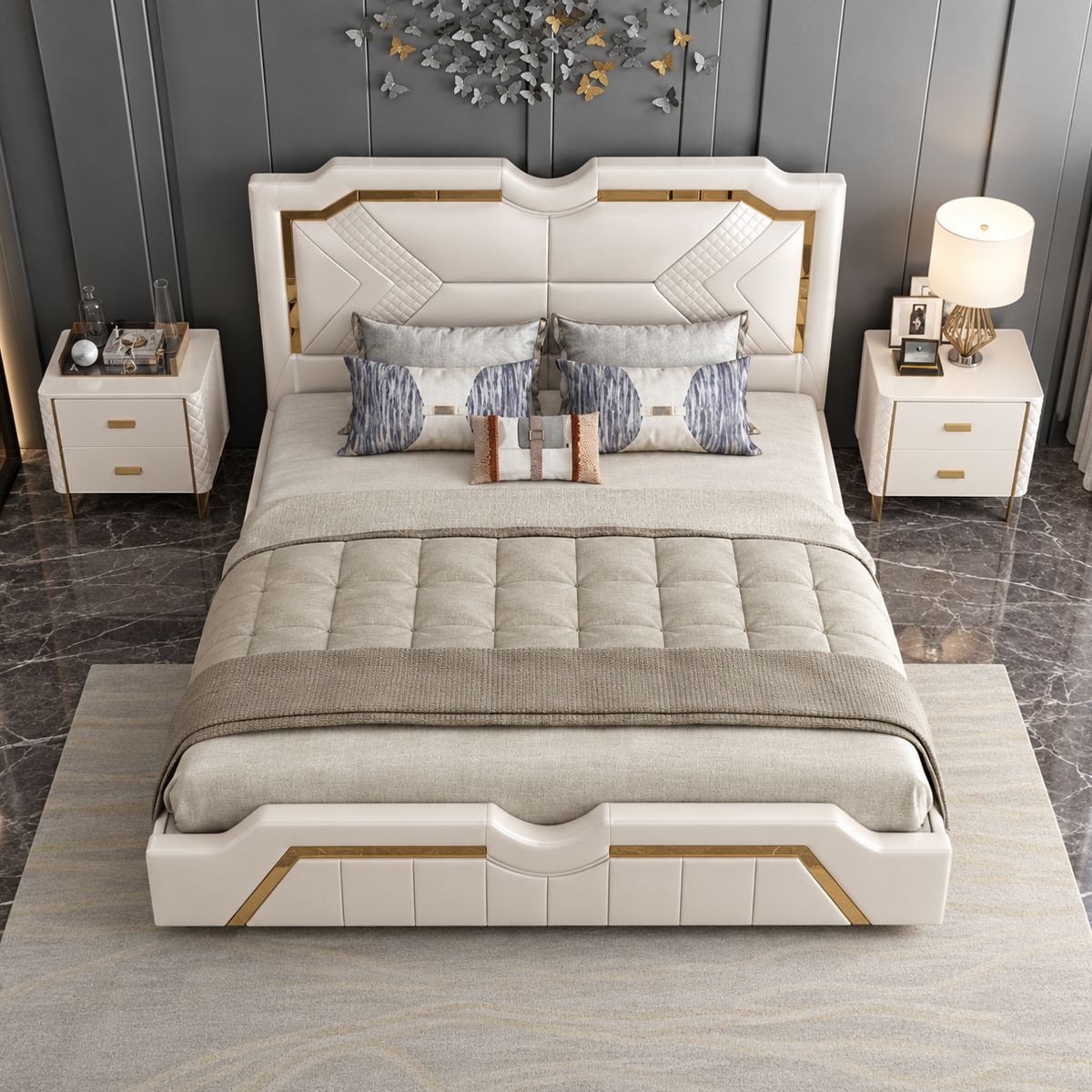 CAMA MIKELA MARFIL QUEEN, marca STIL NOVO - Foto 2