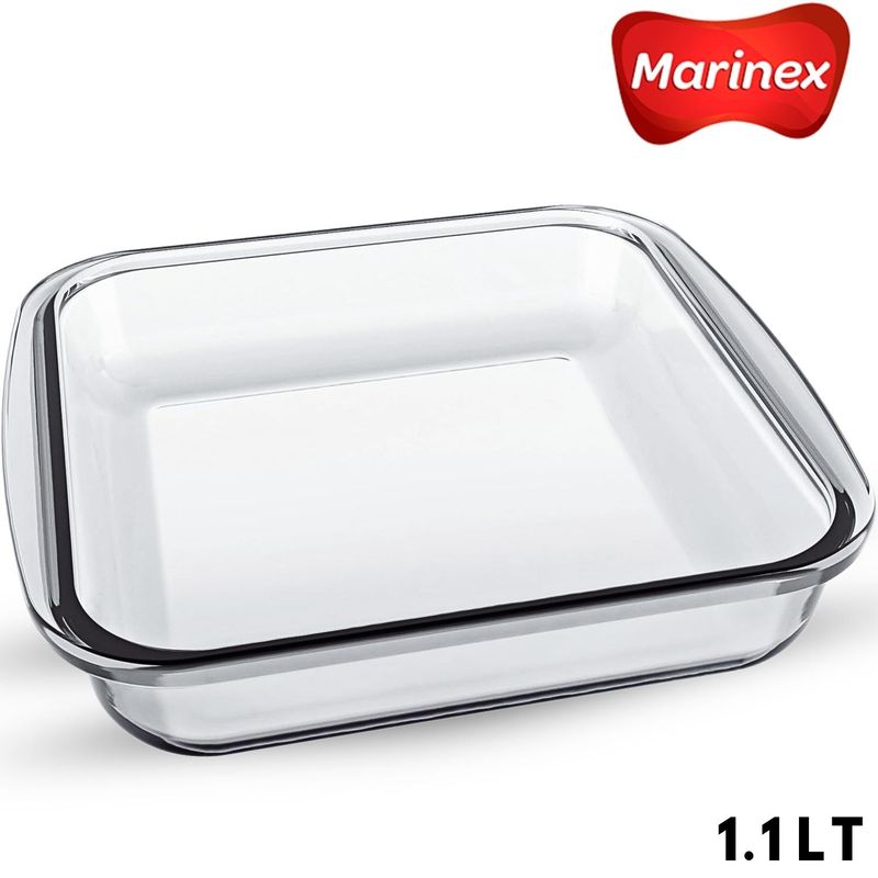 MARINEX - Asadera Cuadrada Pequeño 1.1 Lt Seletta - Marinex