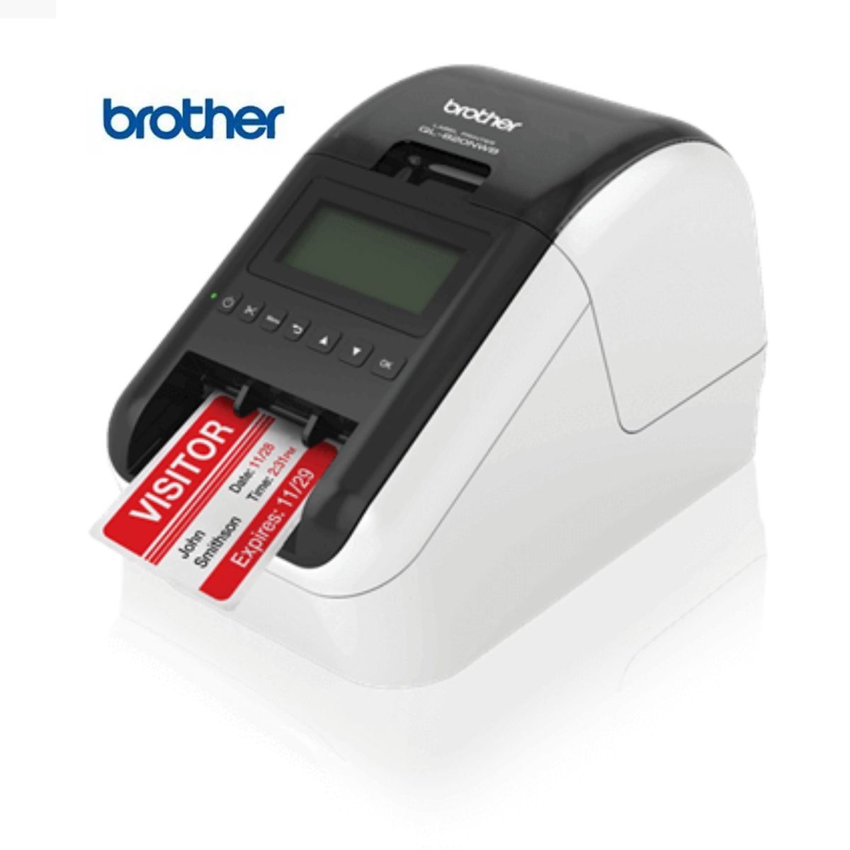 Brother - ETIQUETADORA BROTHER QL-820NWB PARA CÓDIGO DE BARRAS