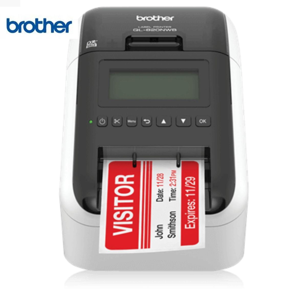 BROTHER - ETIQUETADORA BROTHER QL-820NWB PARA CÓDIGO DE BARRAS