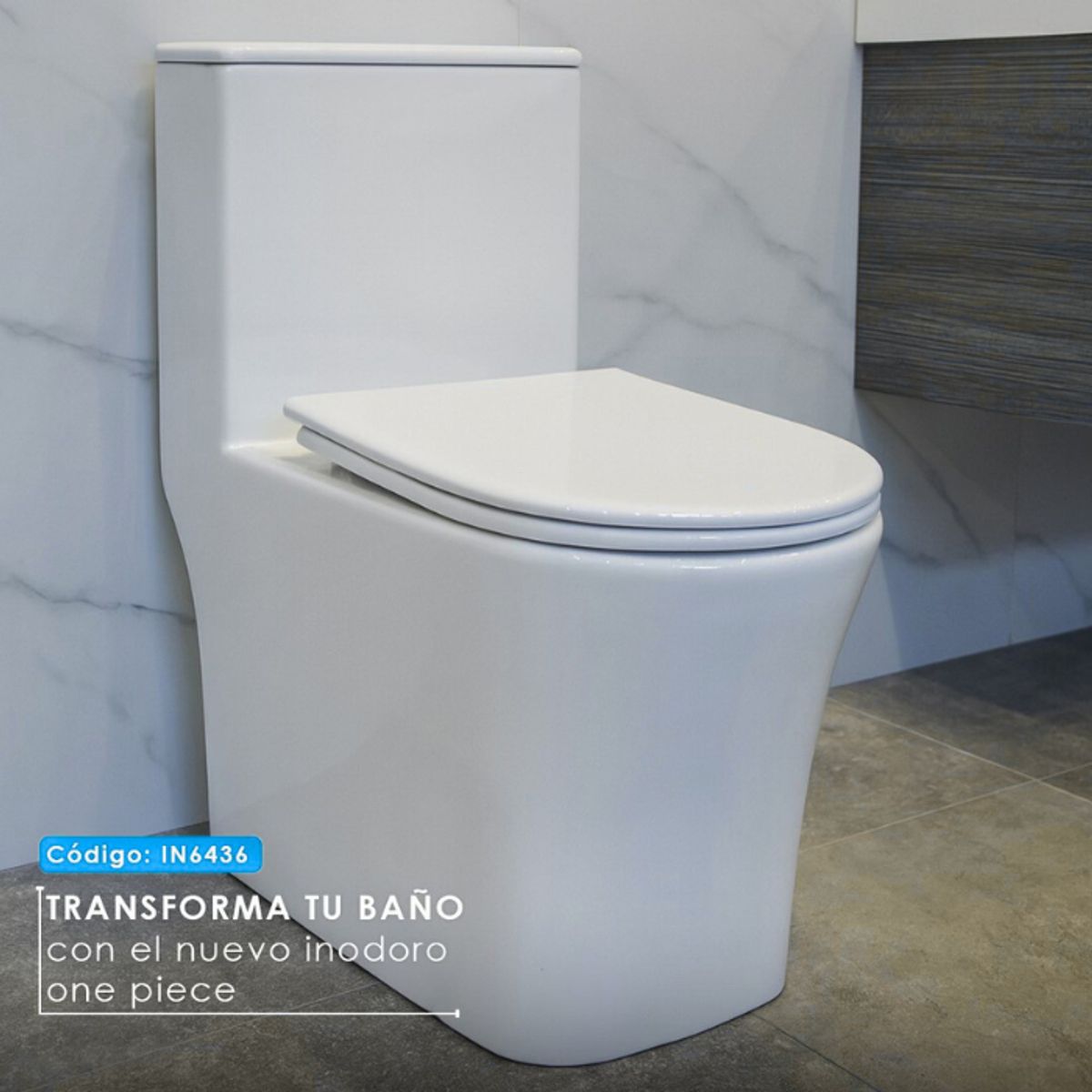 XM - INODORO ONE PIECE BLANCO IN6436