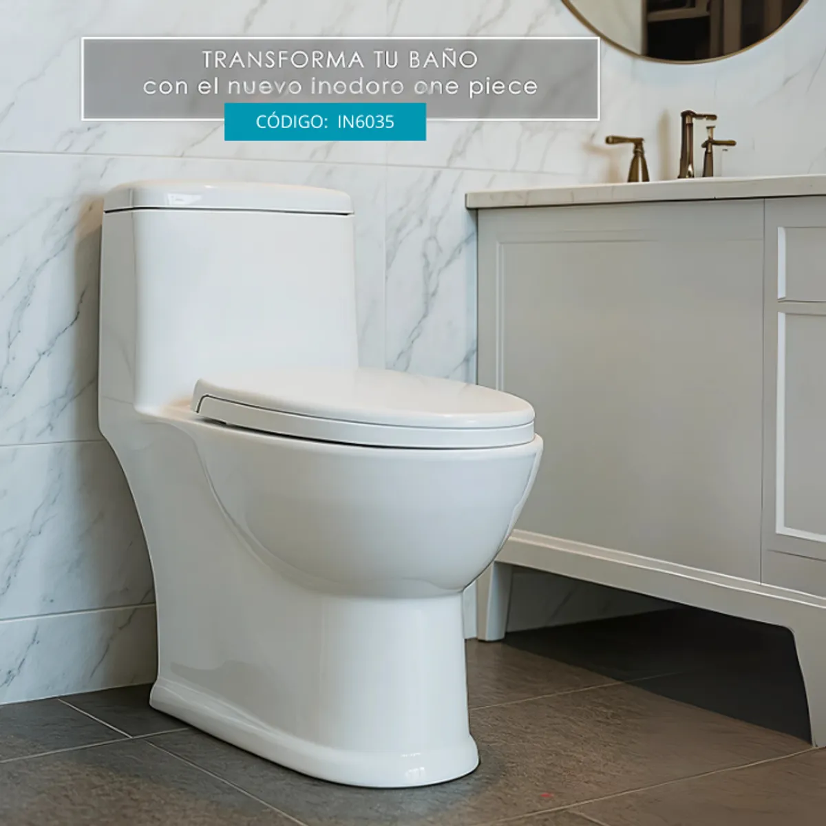 XM - INODORO ONE PIECE BLANCO IN6035