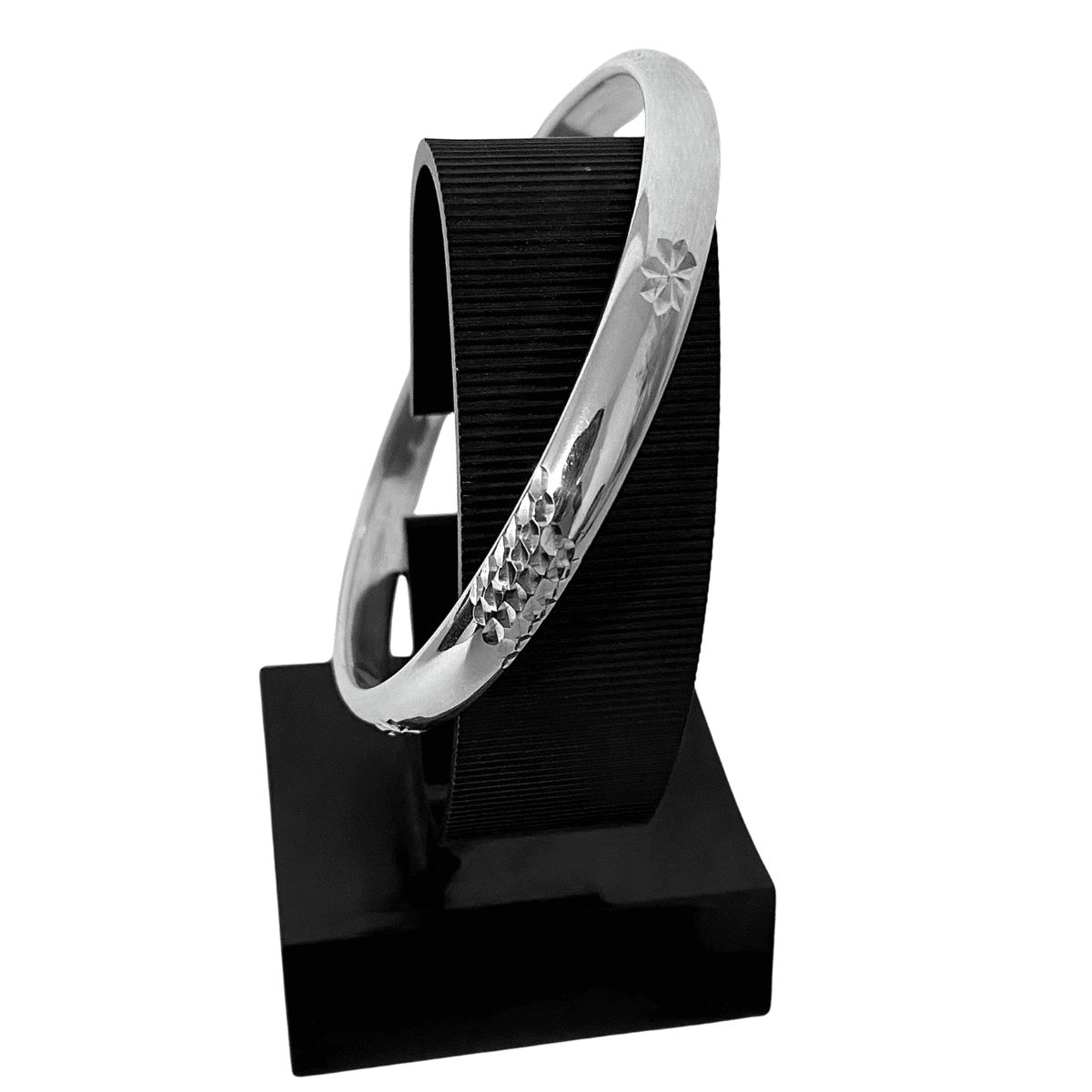 GENERICO - Puñera Brazalete Mujer Estrella Diamantada Regalo Plata 950