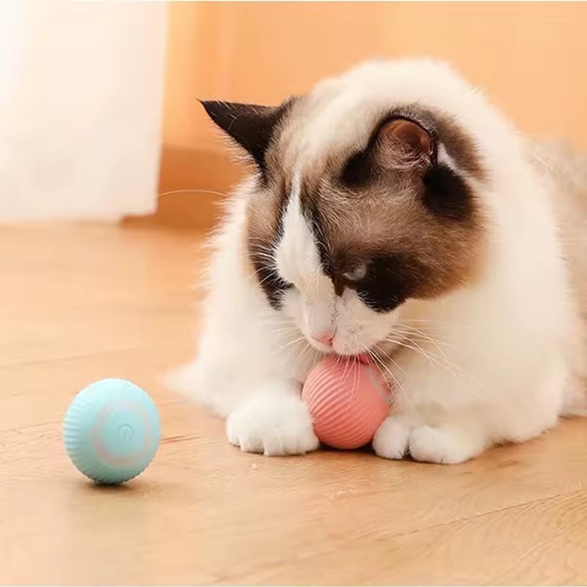 GENERICO - PELOTA MÁGICA PARA GATOS ROSA