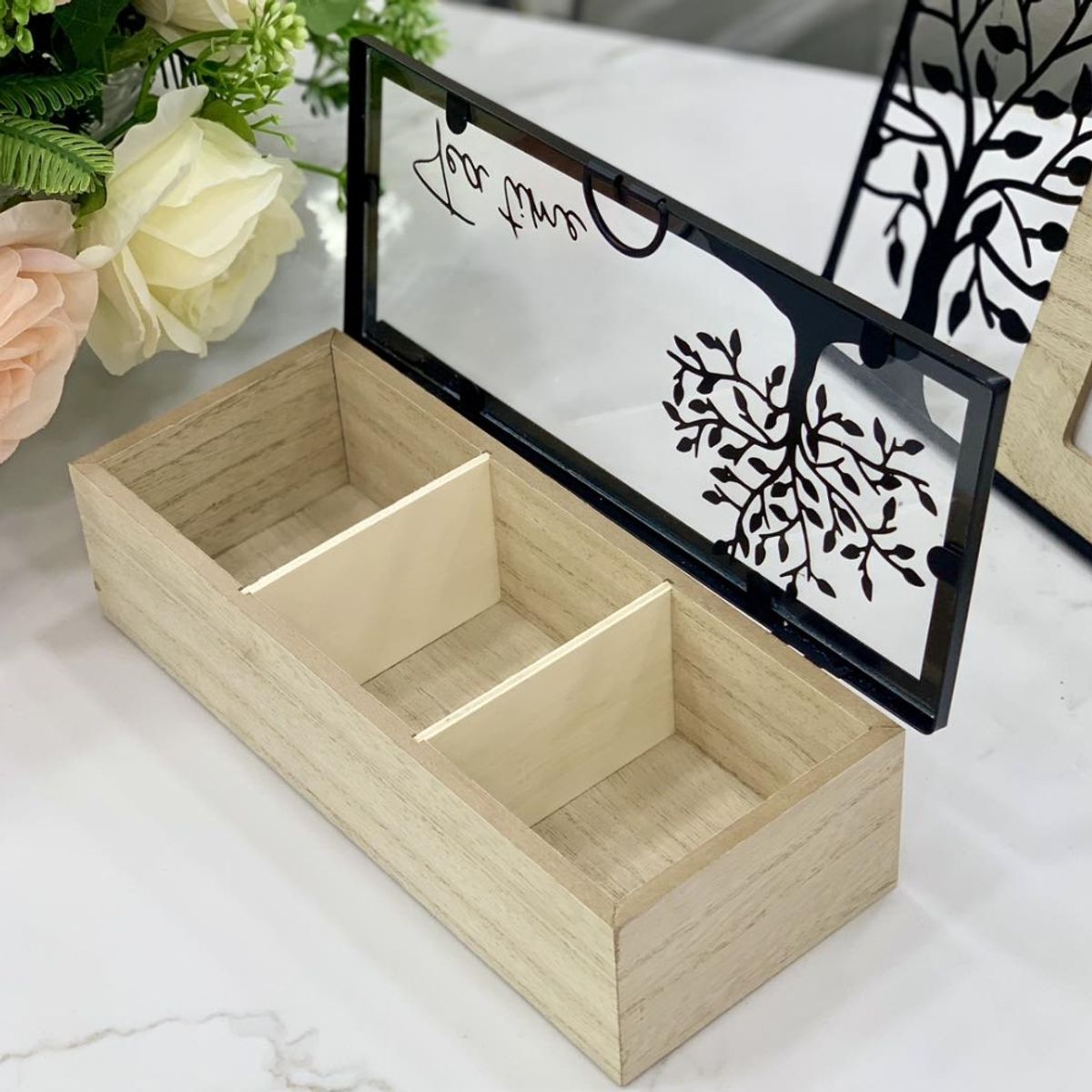 GENERICO - Porta Té de  con Tapa de Vidrio