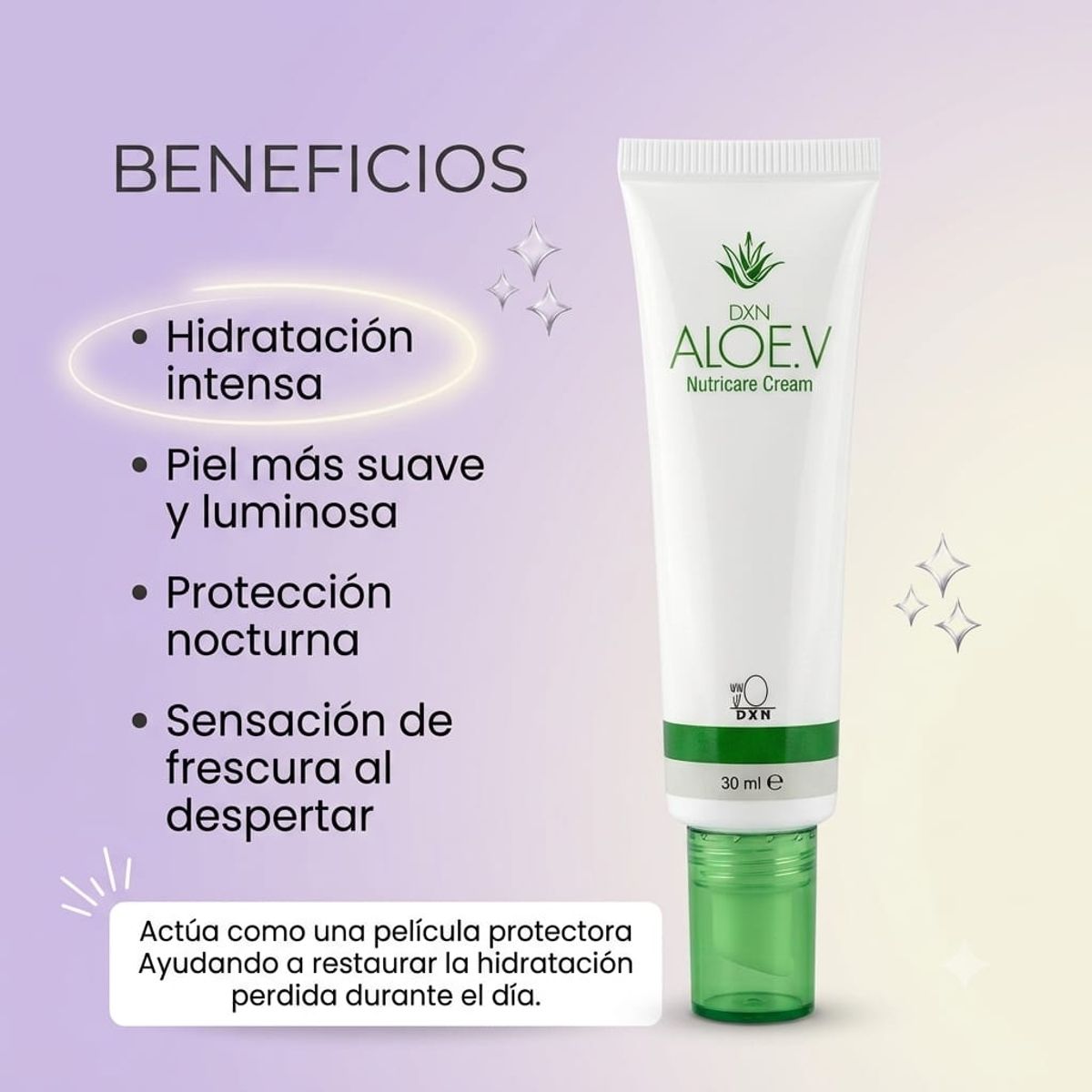 DXN - Crema Nutritiva Noche ALOE VERA - Nutricare Cream 30ml DXN